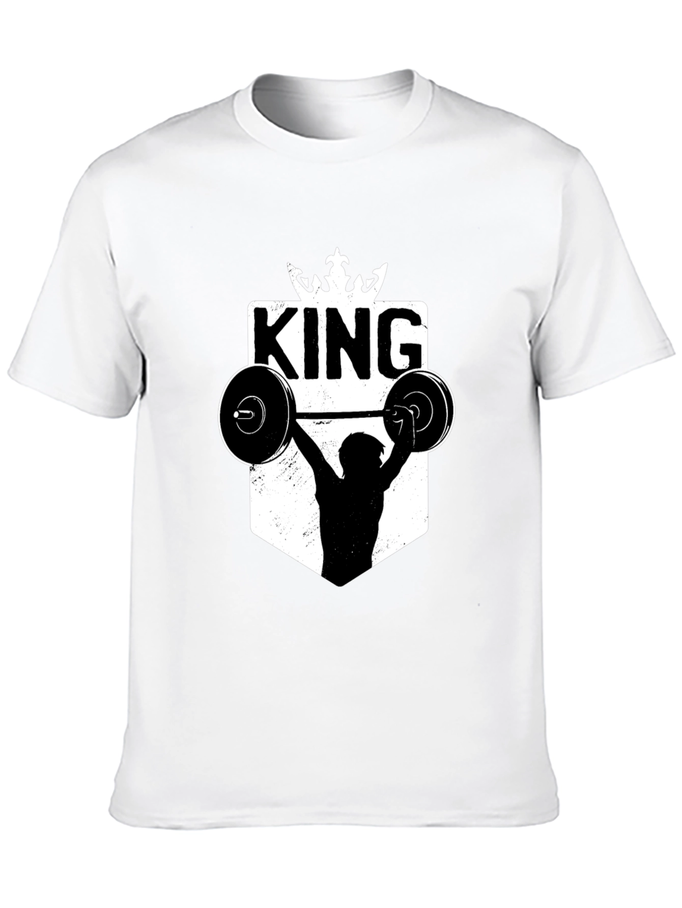 King Weightlifting Graphic T-Shirt - Black