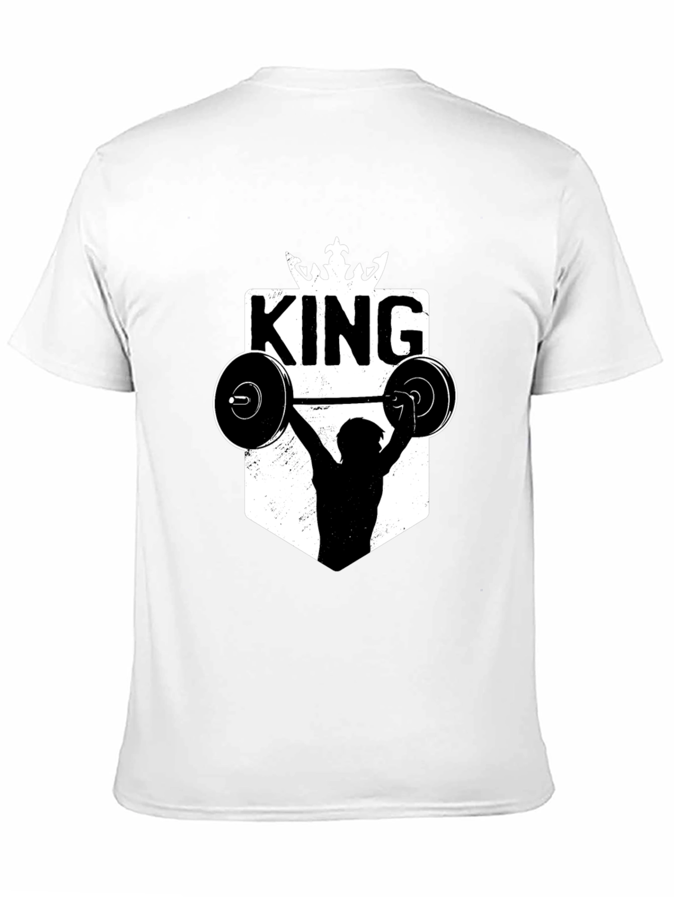 King Weightlifting Graphic T-Shirt - Black