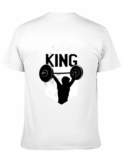 King Weightlifting Graphic T-Shirt - Black
