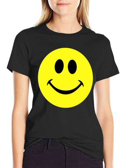 Smiley Face Graphic T-Shirt - Classic Comfort Tee