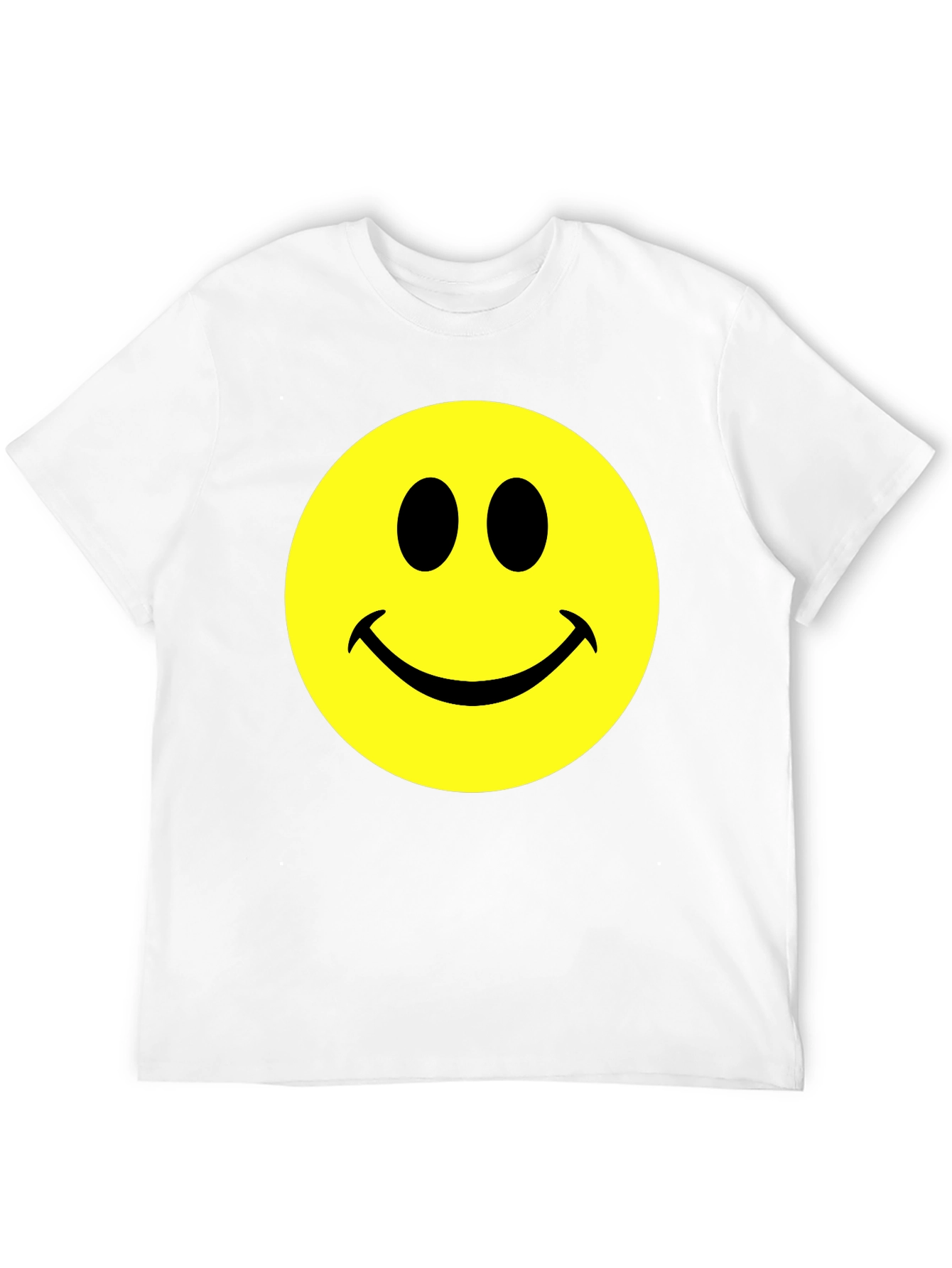 Smiley Face Graphic T-Shirt - Classic Comfort Tee