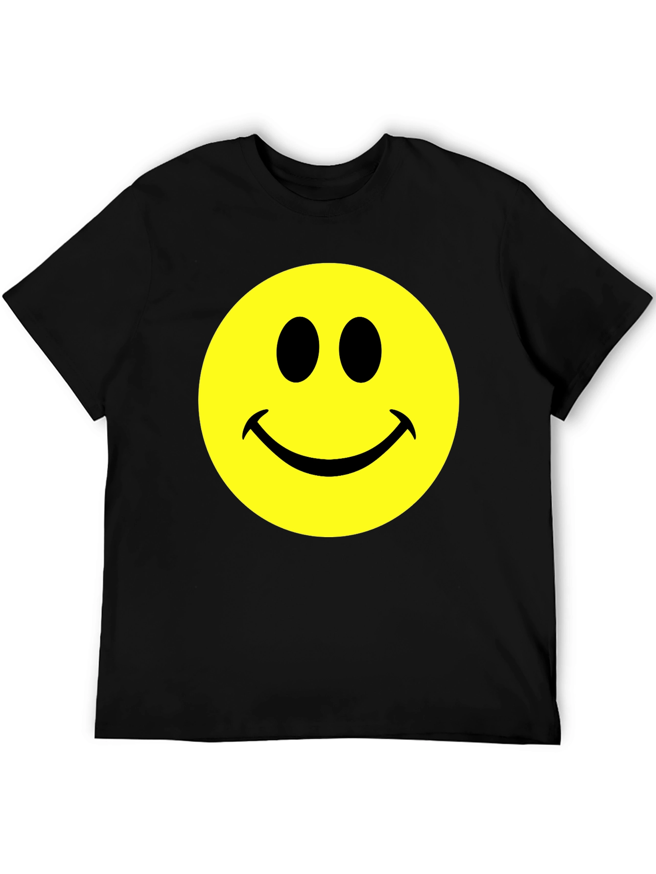 Smiley Face Graphic T-Shirt - Classic Comfort Tee