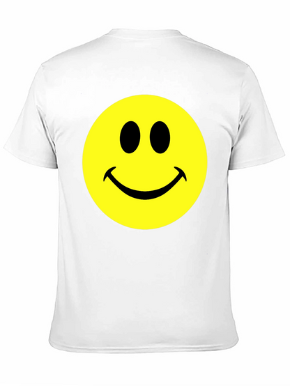 Smiley Face Graphic T-Shirt - Classic Comfort Tee