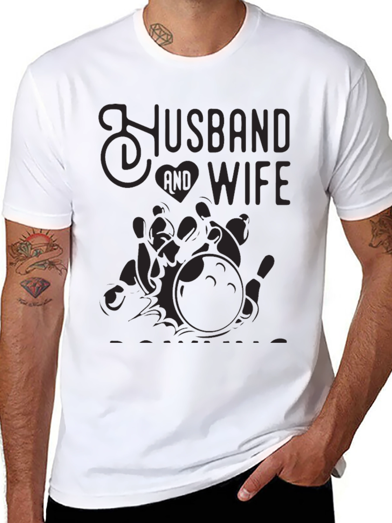 Husband & Wife Bowling T-Shirt
