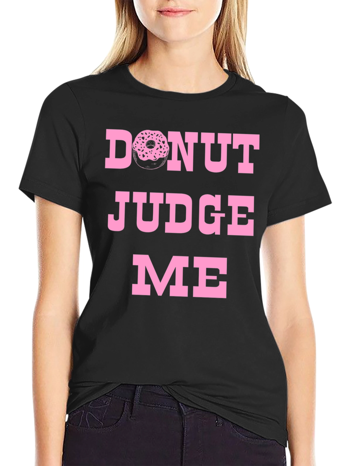 Donut Judge Me Graphic Tee - Funny Novelty T-Shirt