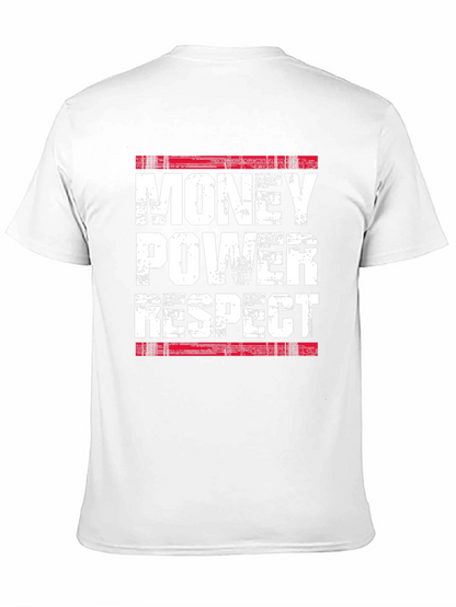Money Power Respect T-Shirt - Black