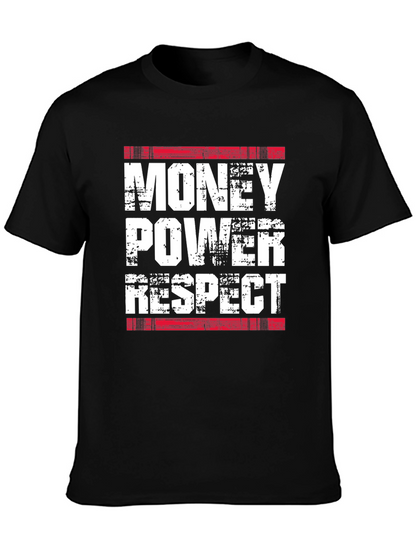 Money Power Respect T-Shirt - Black
