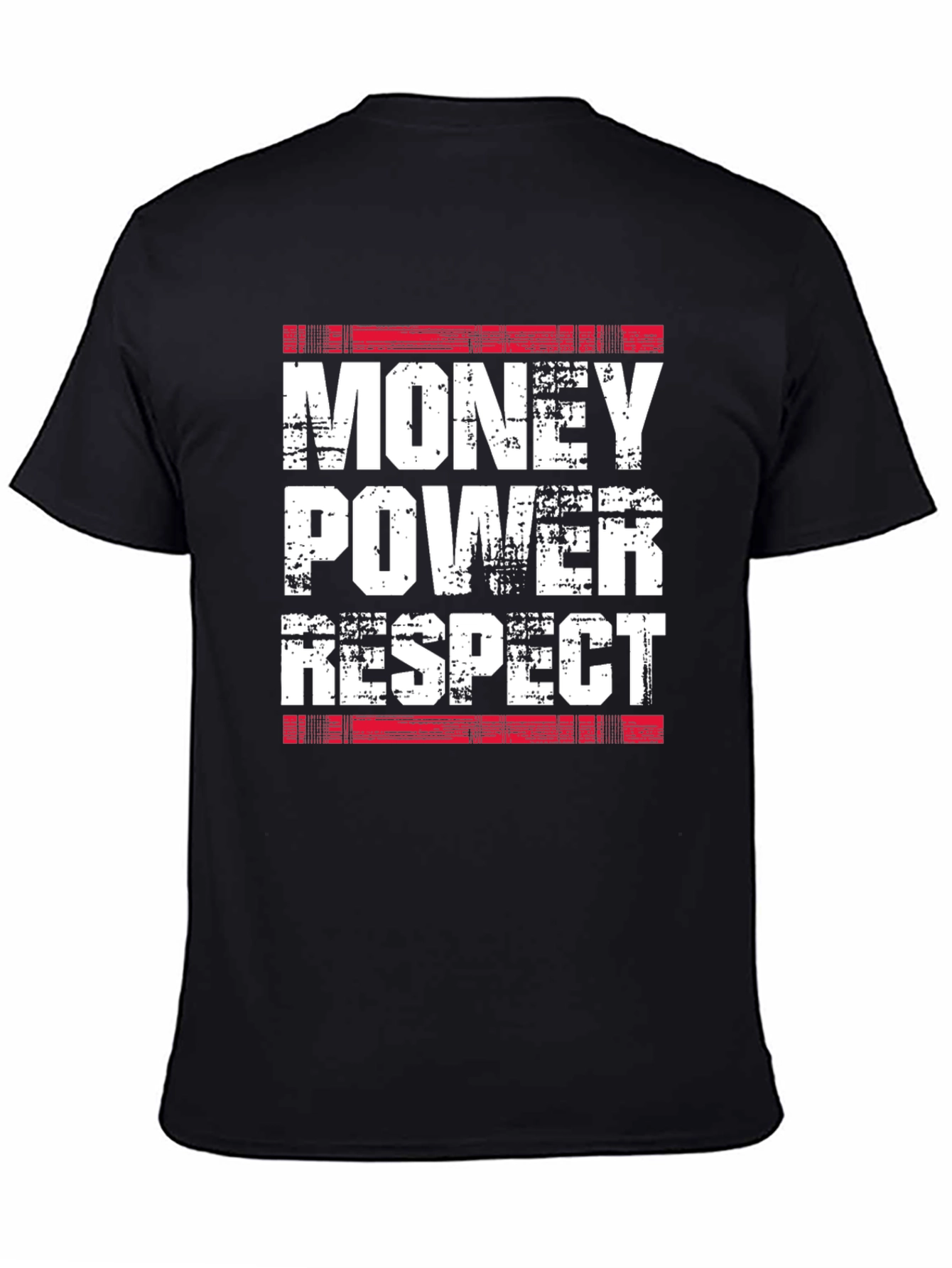 Money Power Respect T-Shirt - Black