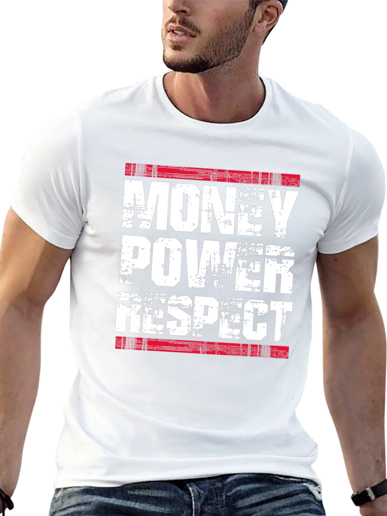 Money Power Respect T-Shirt - Black