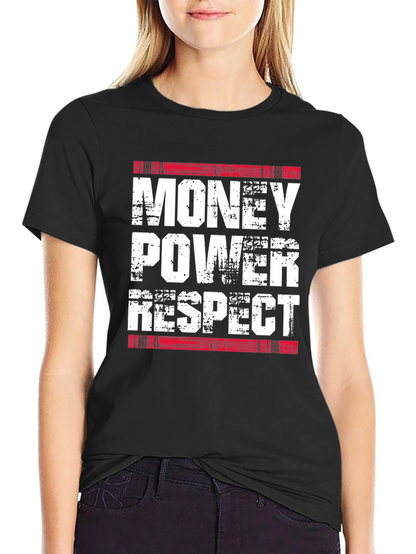 Money Power Respect T-Shirt - Black