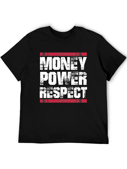Money Power Respect T-Shirt - Black