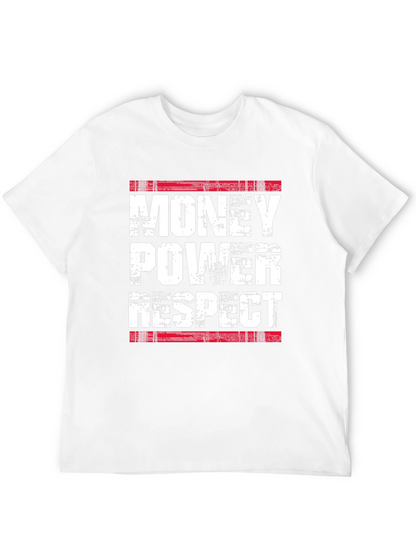Money Power Respect T-Shirt - Black