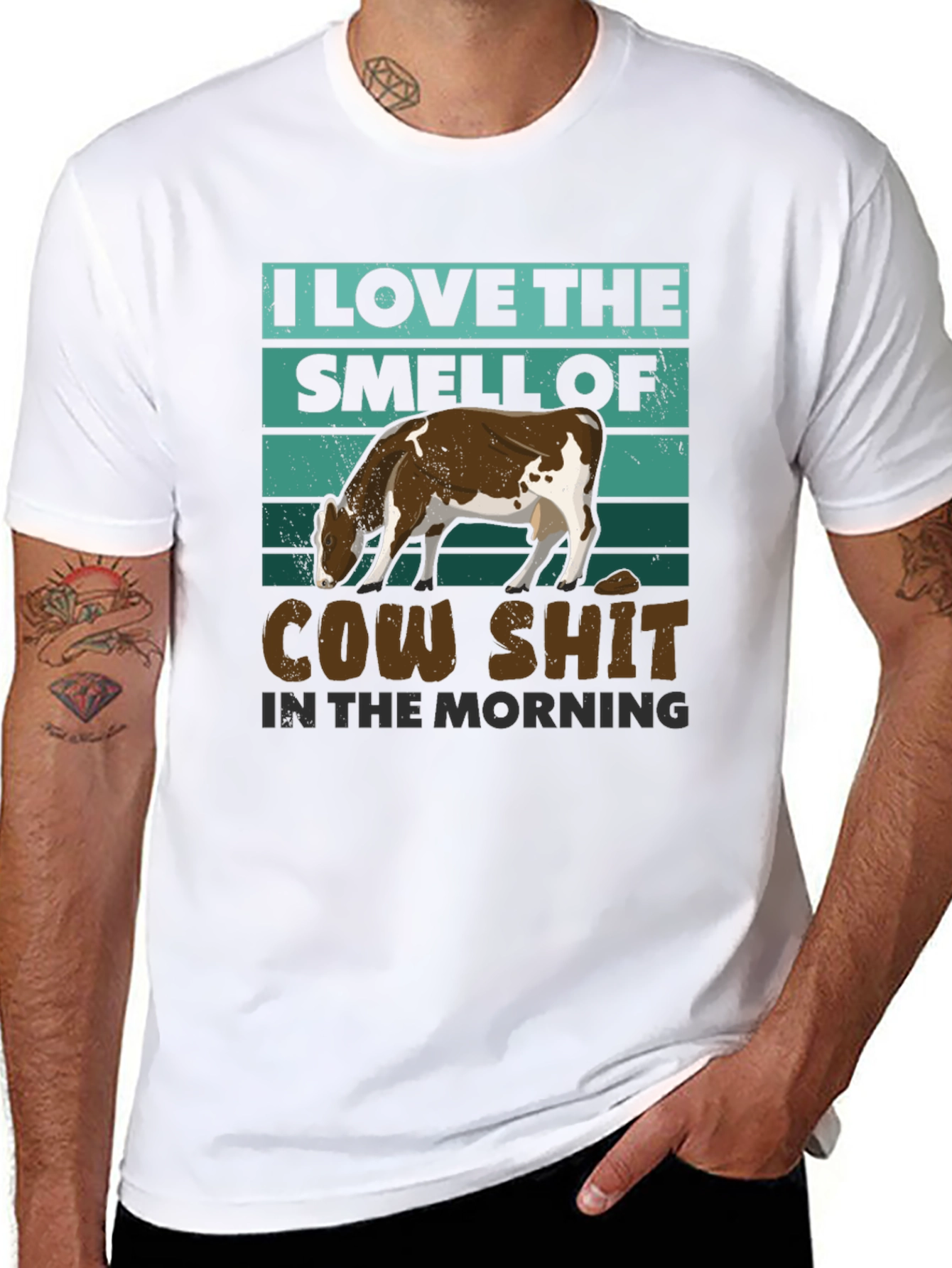 Cow Shit Morning T-Shirt: Funny Farm Humor