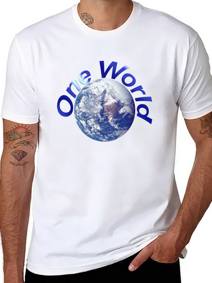 One World Graphic T-Shirt