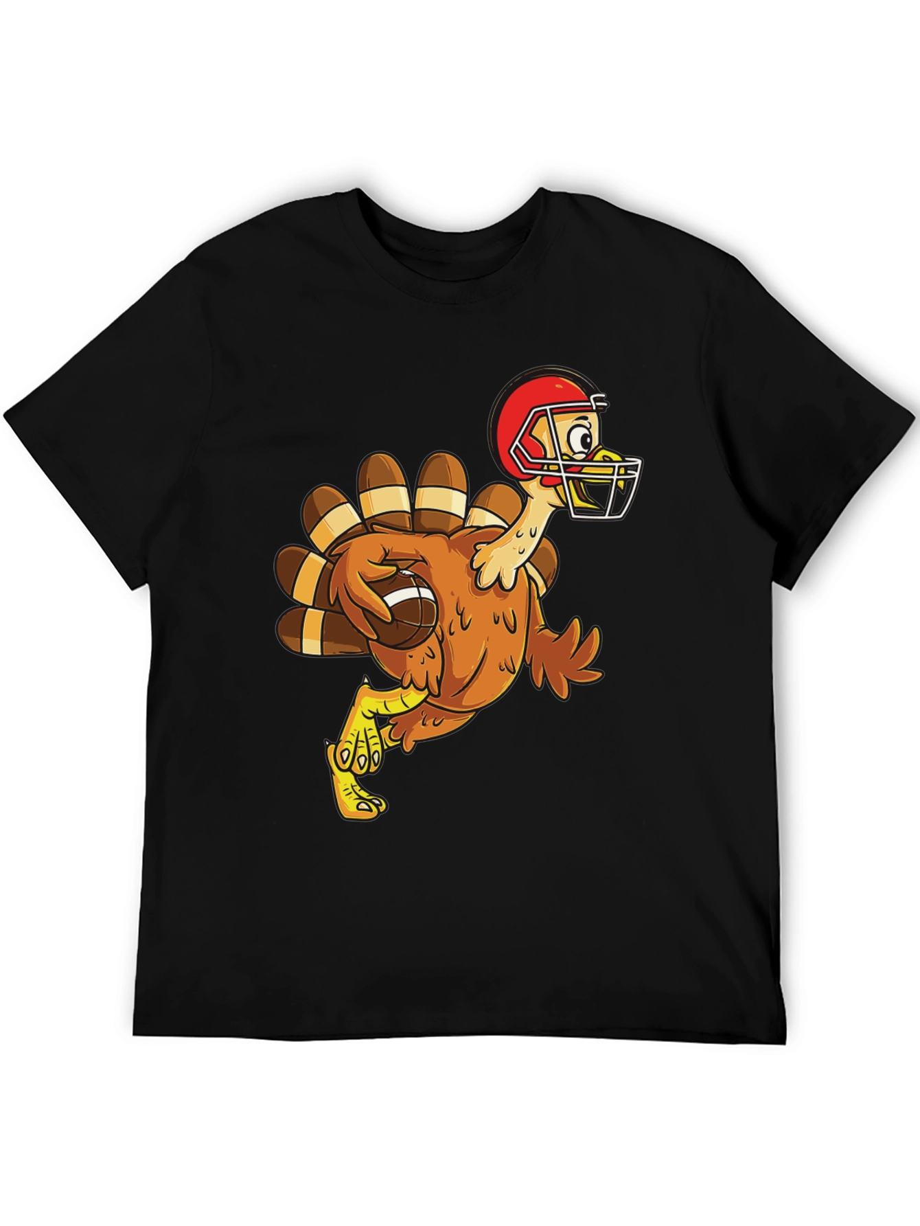 Turkey Football T-Shirt Thanksgiving Tee