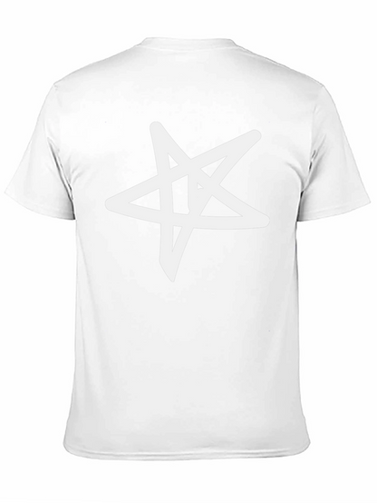 Star Graphic Black T-Shirt - Casual Cotton Tee