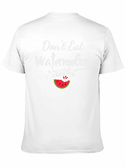 Funny Watermelon Seeds Graphic T-Shirt