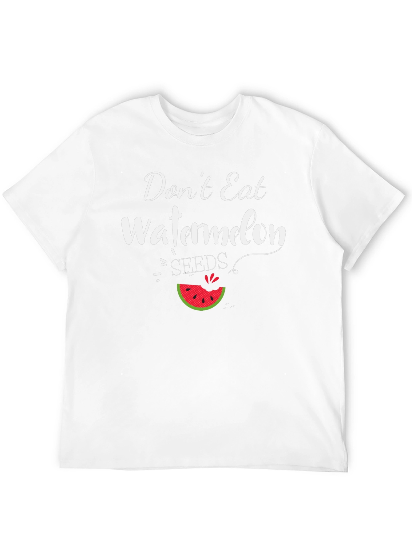 Funny Watermelon Seeds Graphic T-Shirt