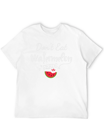 Funny Watermelon Seeds Graphic T-Shirt