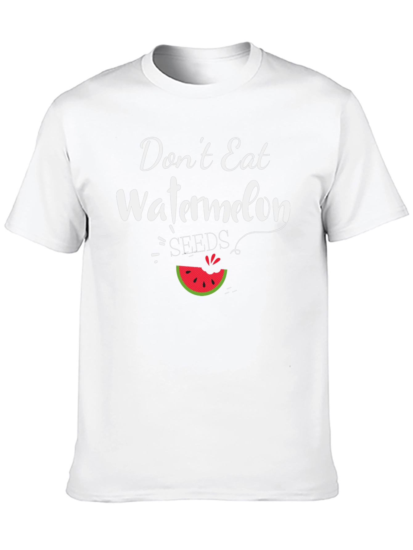 Funny Watermelon Seeds Graphic T-Shirt