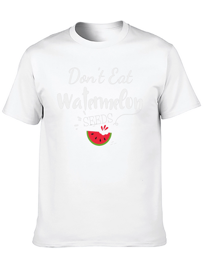 Funny Watermelon Seeds Graphic T-Shirt