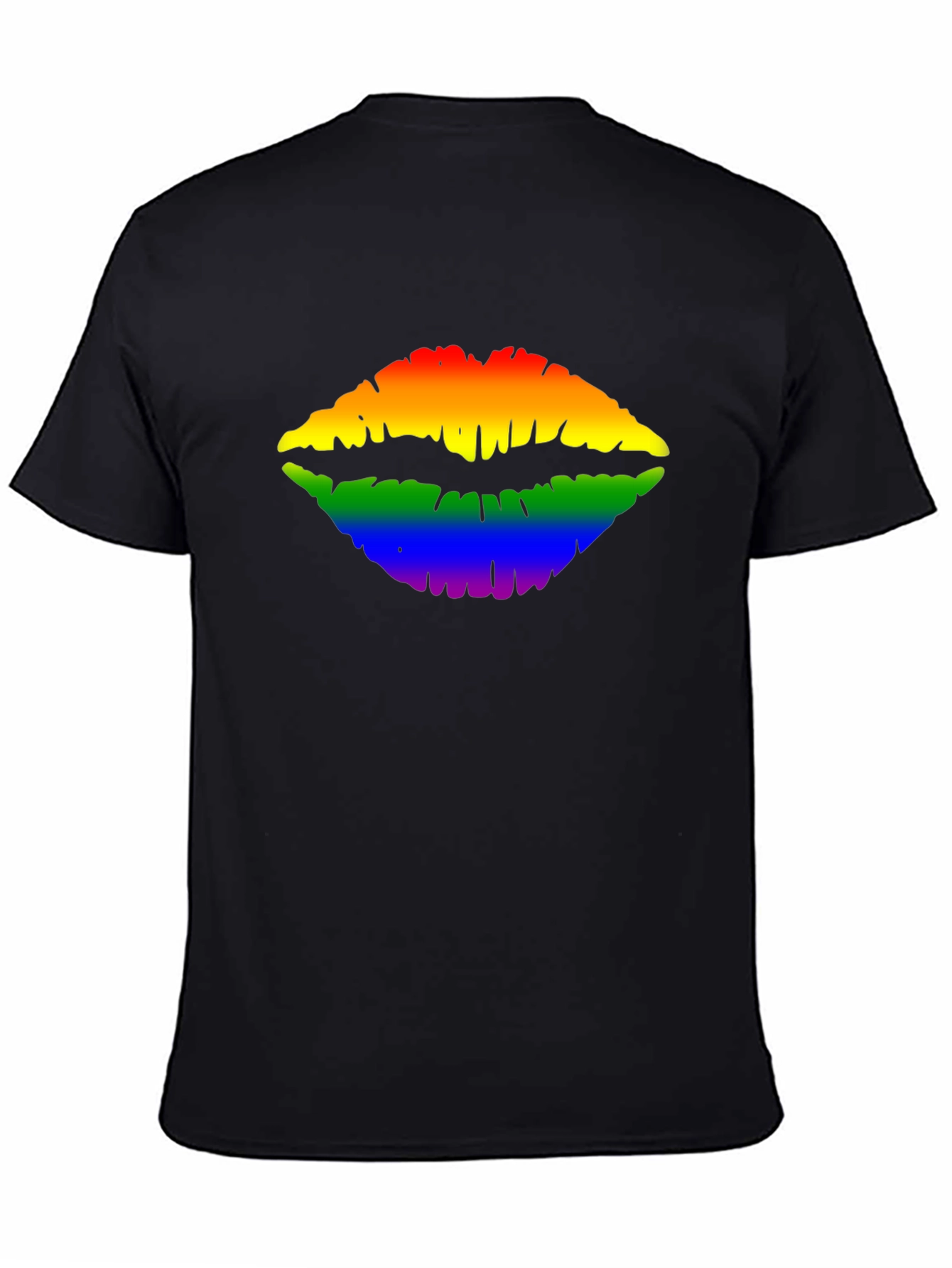 Rainbow Lips Graphic Tee - Pride Month