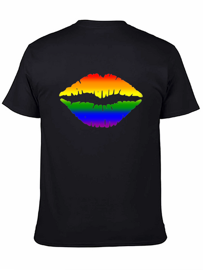 Rainbow Lips Graphic Tee - Pride Month