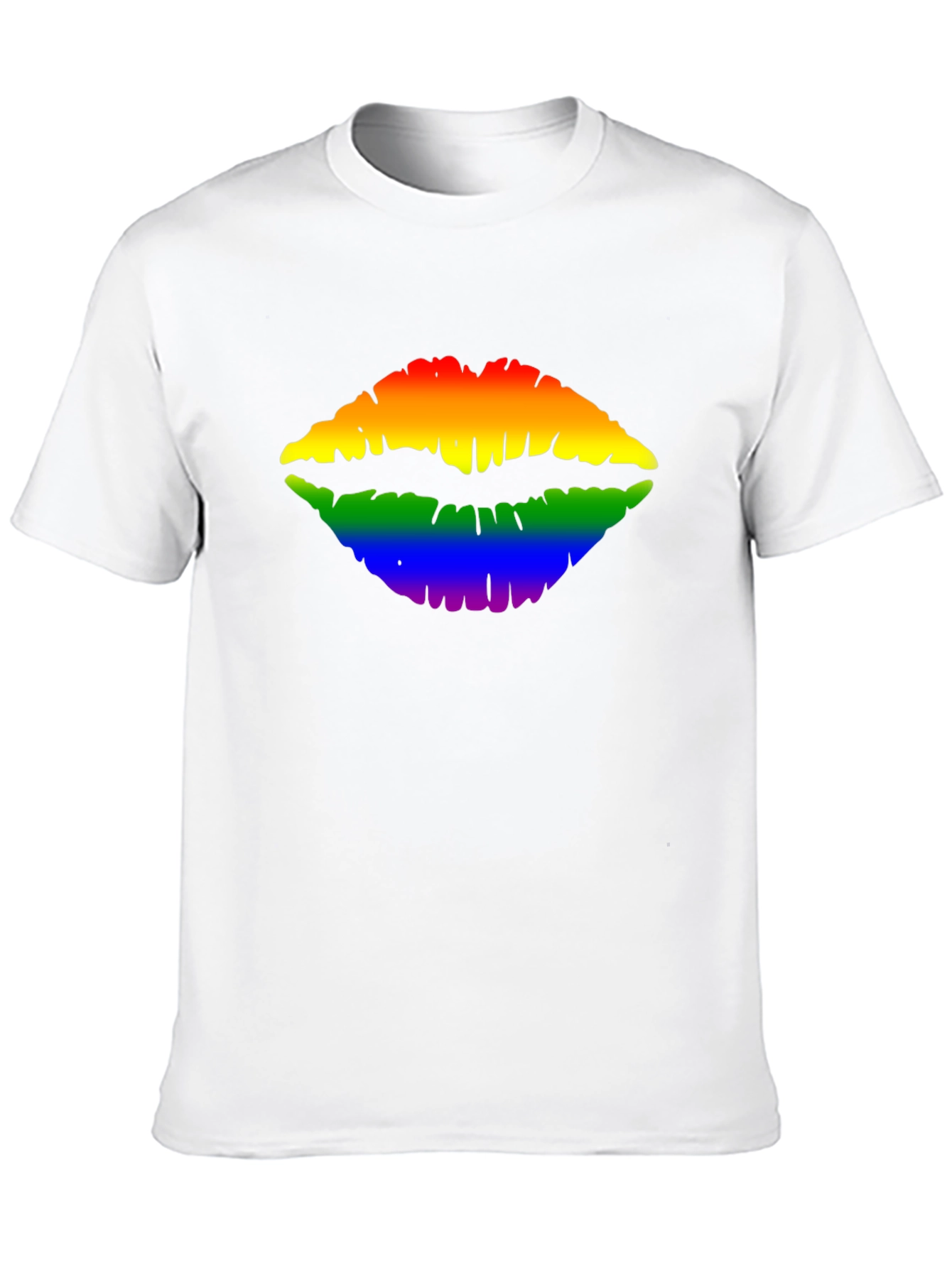 Rainbow Lips Graphic Tee - Pride Month