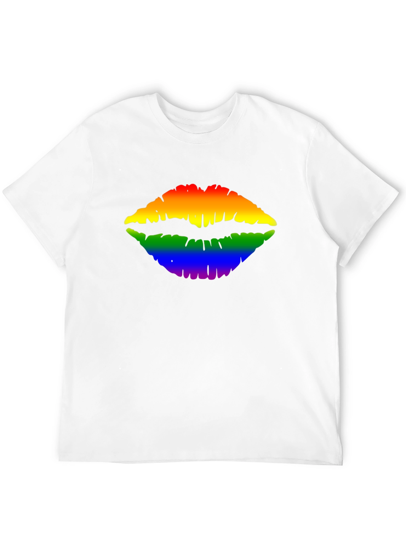 Rainbow Lips Graphic Tee - Pride Month