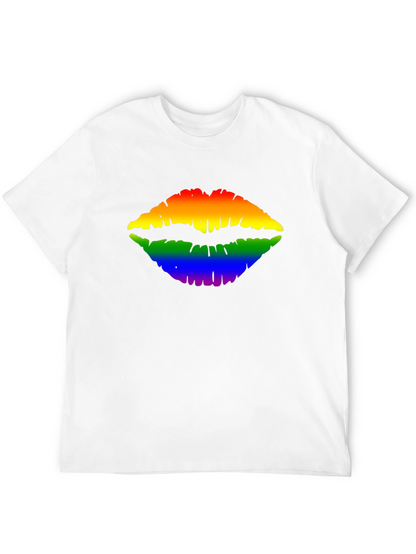 Rainbow Lips Graphic Tee - Pride Month