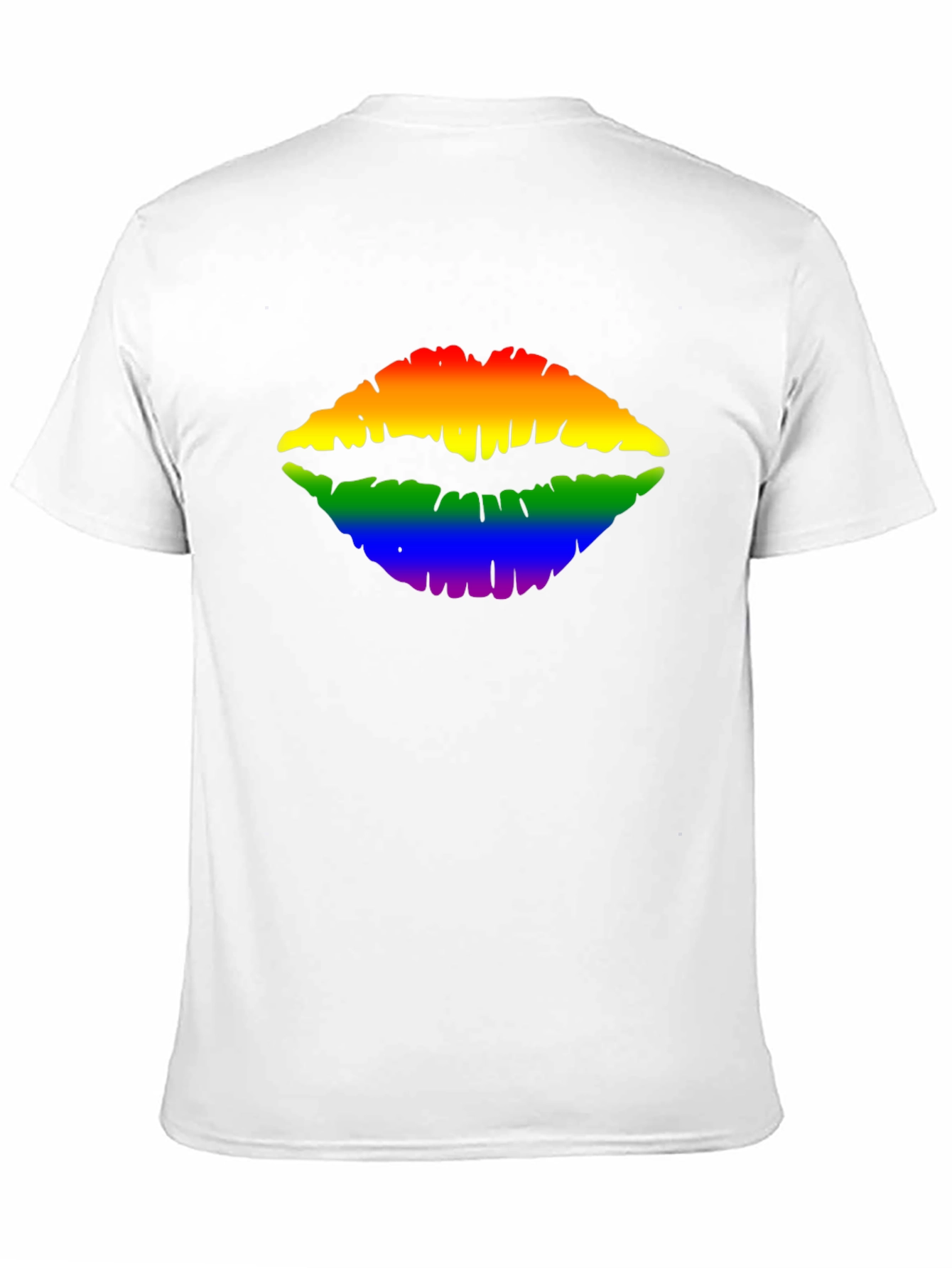 Rainbow Lips Graphic Tee - Pride Month