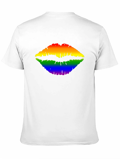 Rainbow Lips Graphic Tee - Pride Month