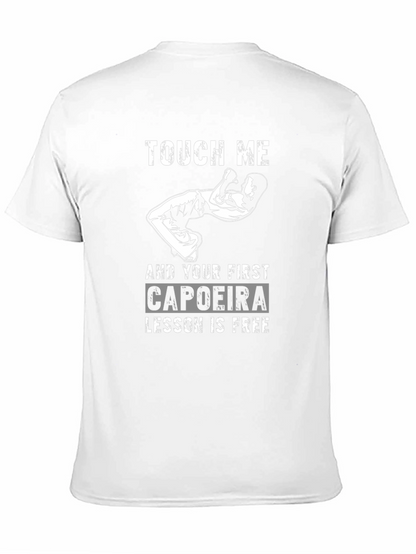 Touch Me Capoeira Lesson Free Funny Graphic T-Shirt