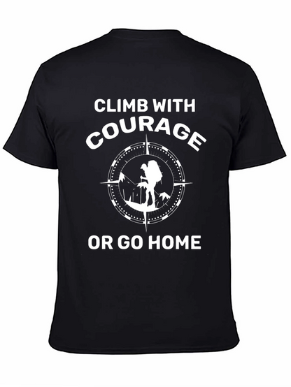 Climb With Courage Graphic Tee - Adventure Awaits!