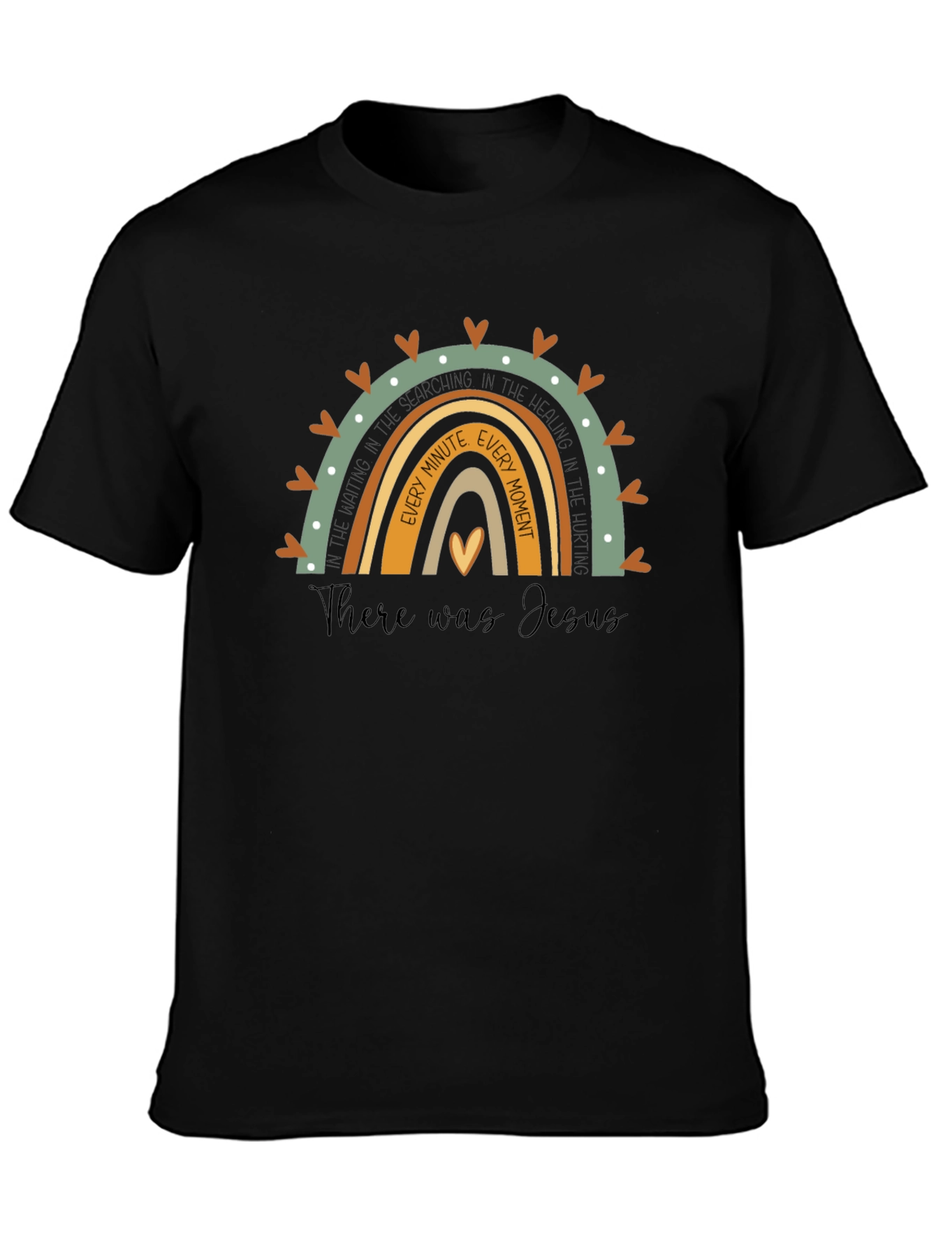 There Was Jesus Graphic Tee Christian T-Shirt