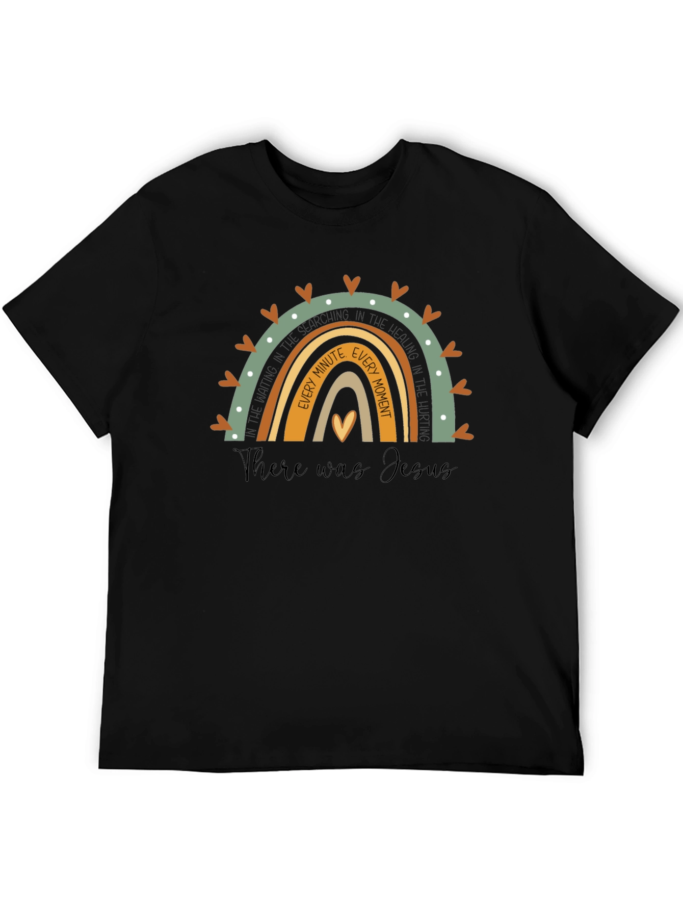 There Was Jesus Graphic Tee Christian T-Shirt