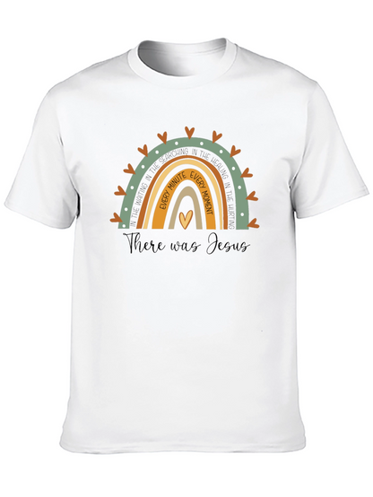 There Was Jesus Graphic Tee Christian T-Shirt