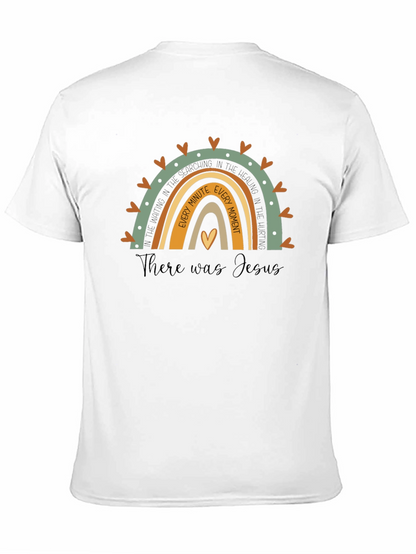 There Was Jesus Graphic Tee Christian T-Shirt