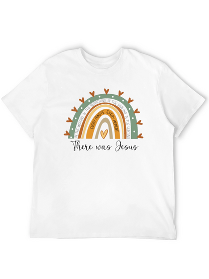 There Was Jesus Graphic Tee Christian T-Shirt