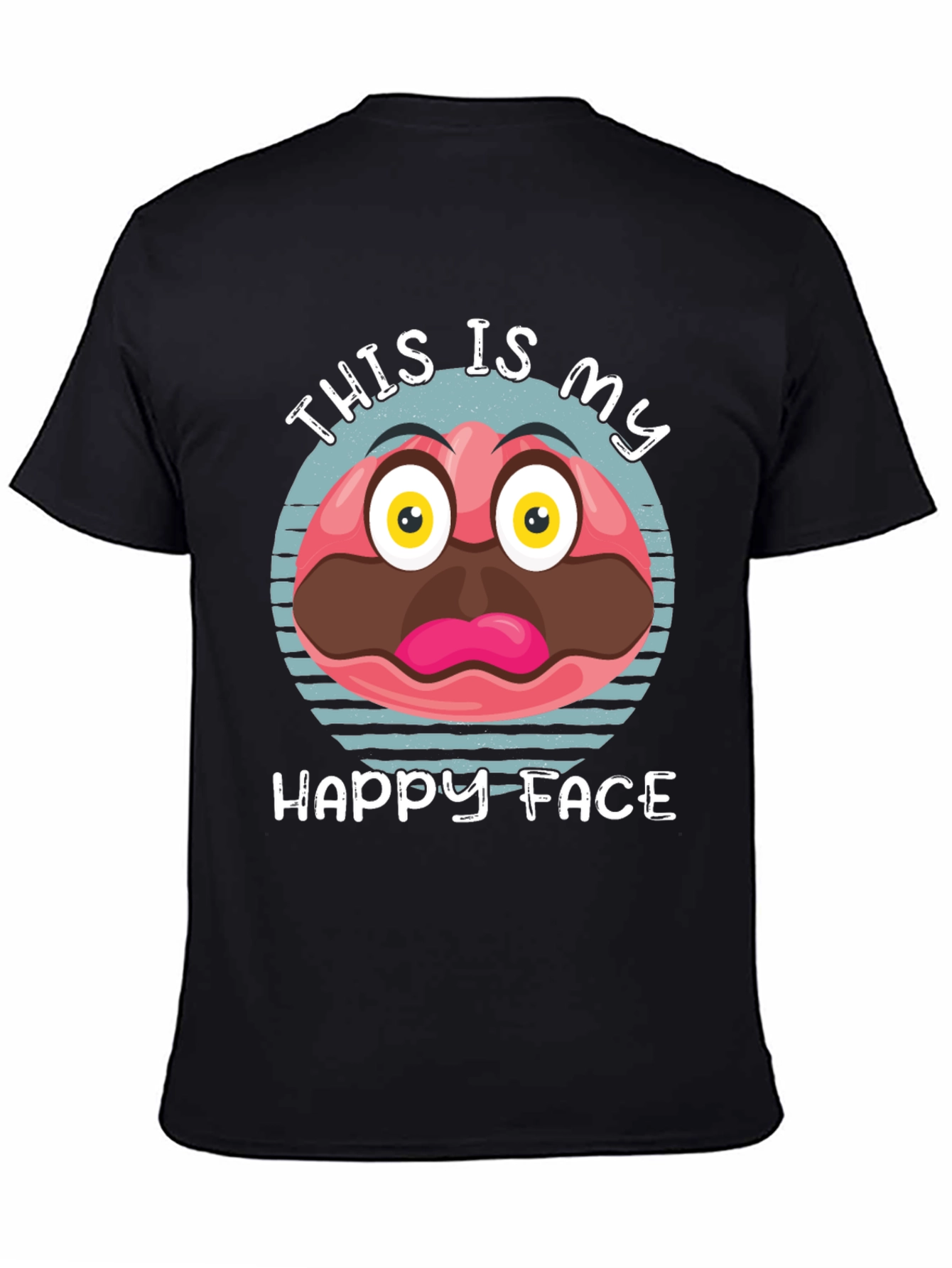 Funny Happy Face Graphic Tee