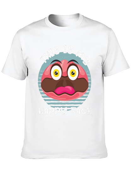 Funny Happy Face Graphic Tee