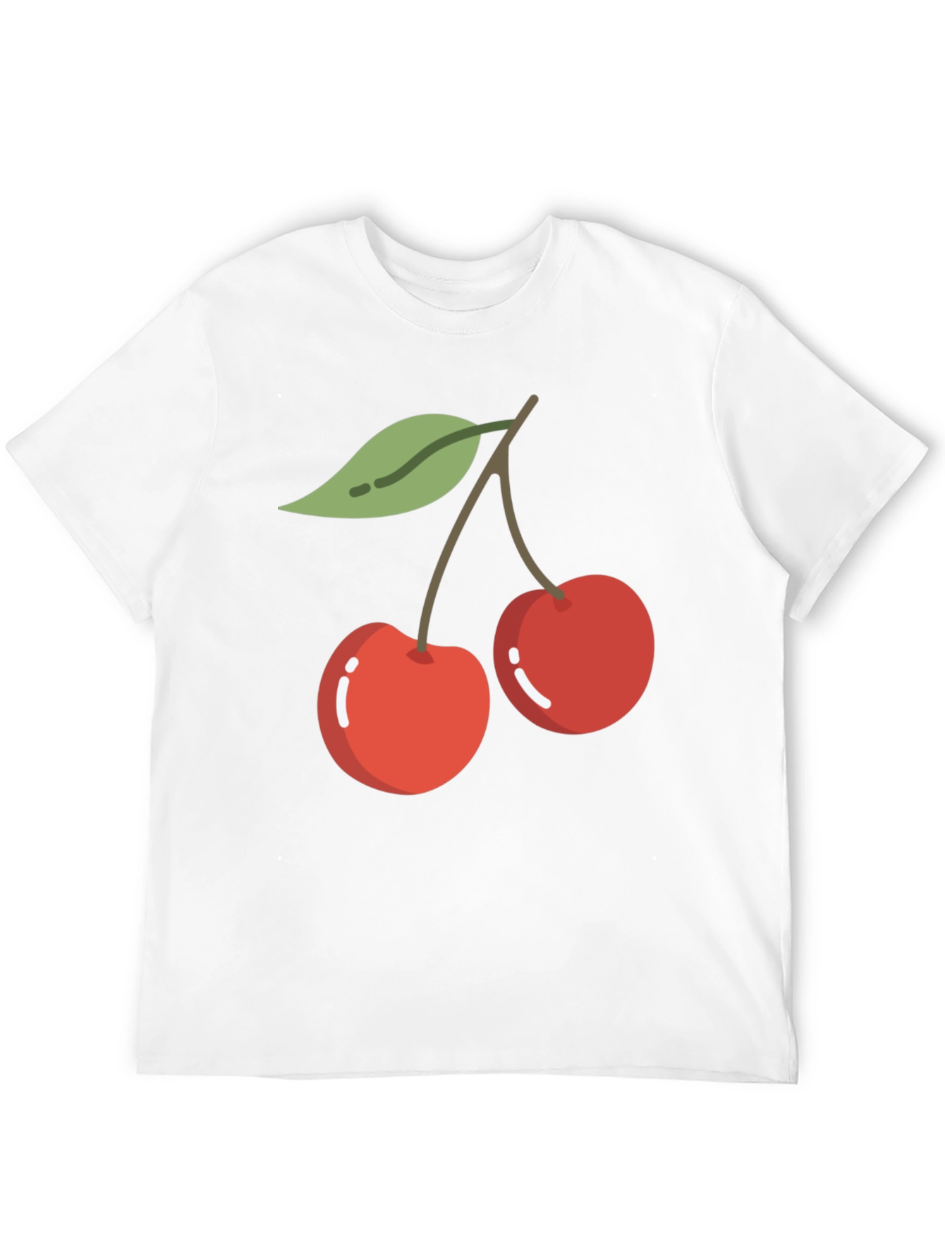 Cherry Graphic Black T-Shirt