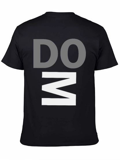 DOM Graphic Print Black T-Shirt