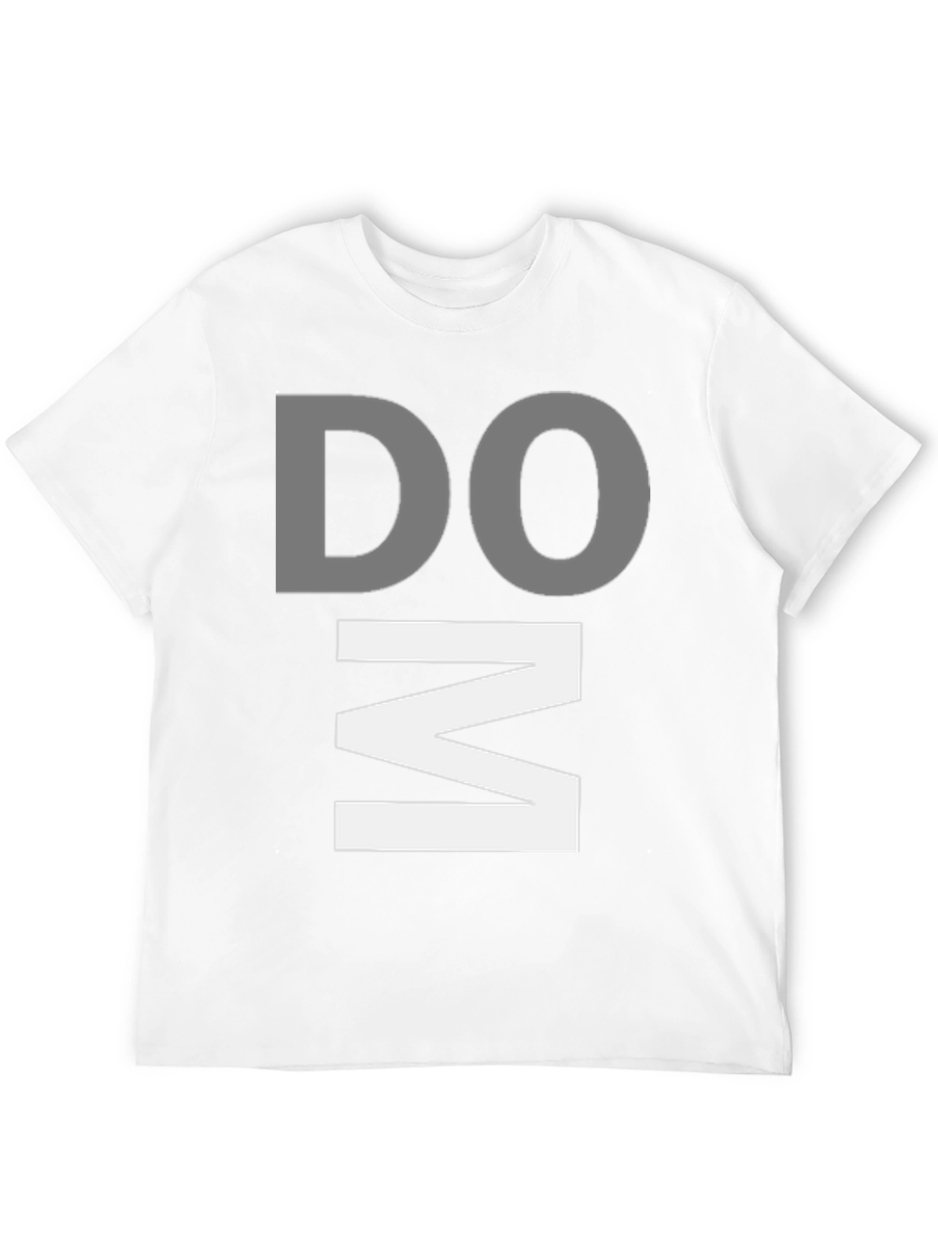 DOM Graphic Print Black T-Shirt