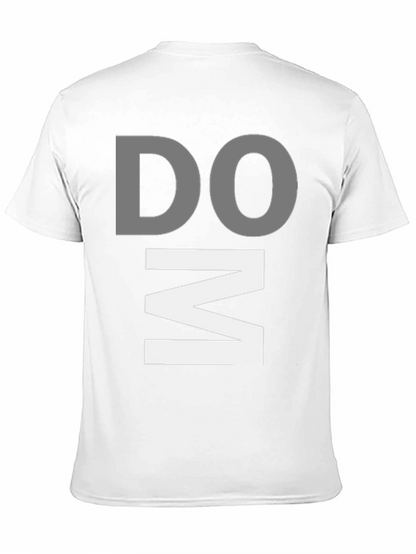 DOM Graphic Print Black T-Shirt