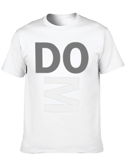 DOM Graphic Print Black T-Shirt