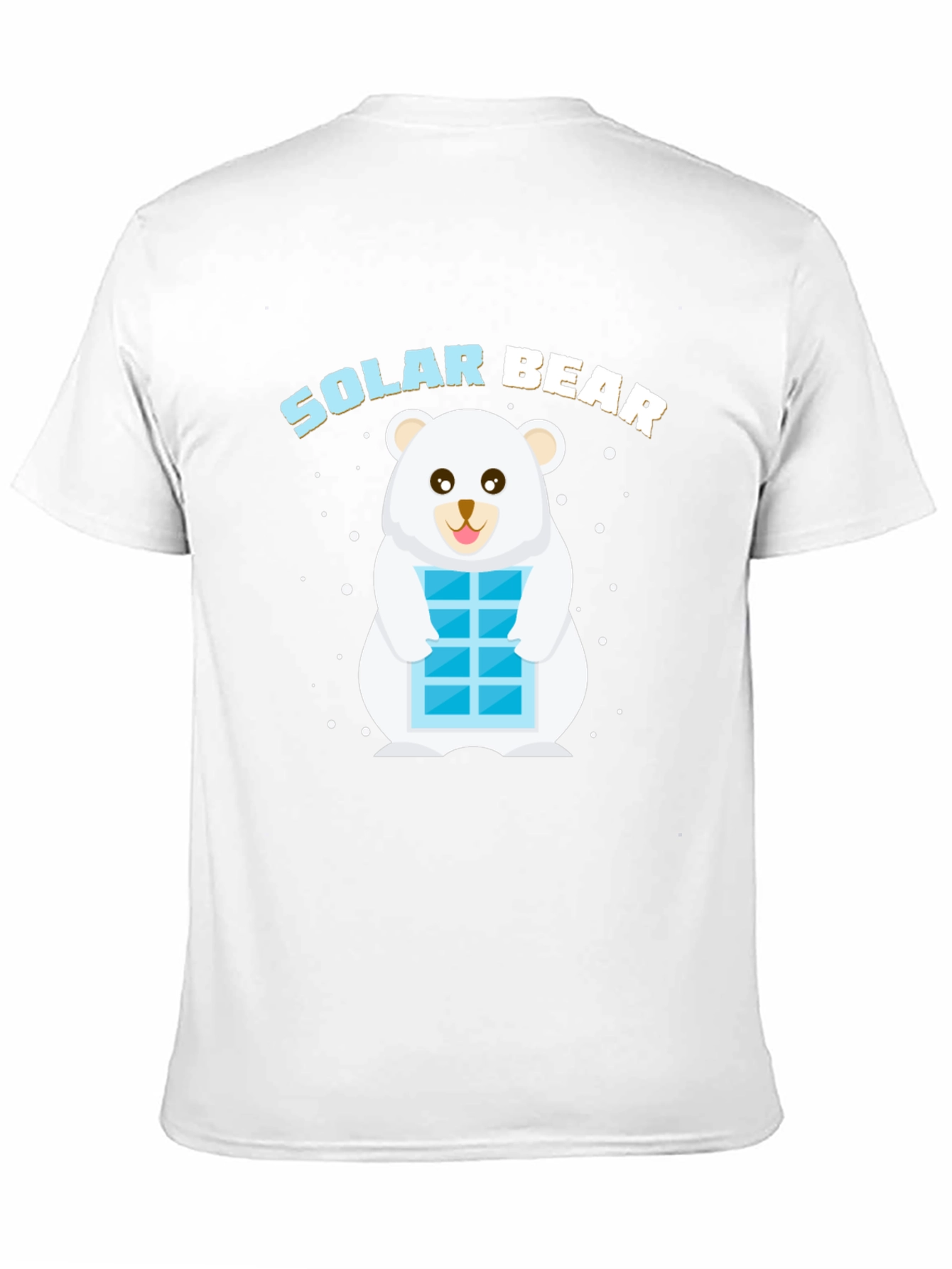 Solar Bear Graphic T-Shirt - Black Cotton Blend