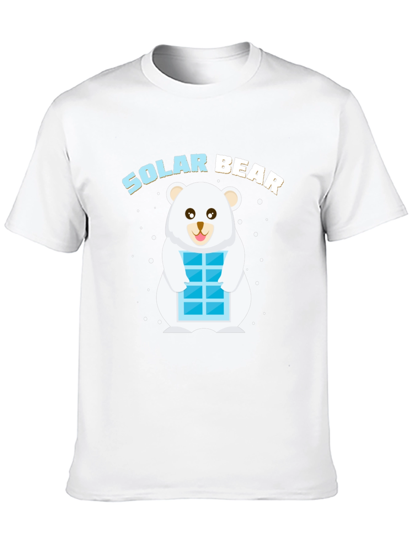 Solar Bear Graphic T-Shirt - Black Cotton Blend