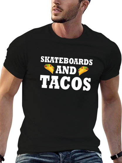 Skateboards and Tacos Graphic T-Shirt