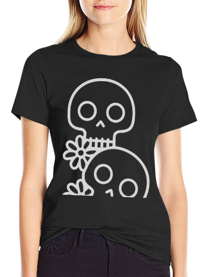 Skull & Flower Graphic Tee